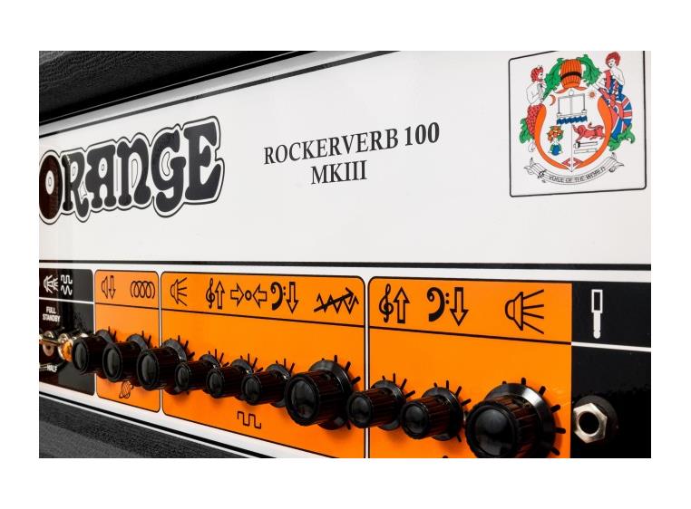 Orange Rockerverb 100 MKIII topp svart